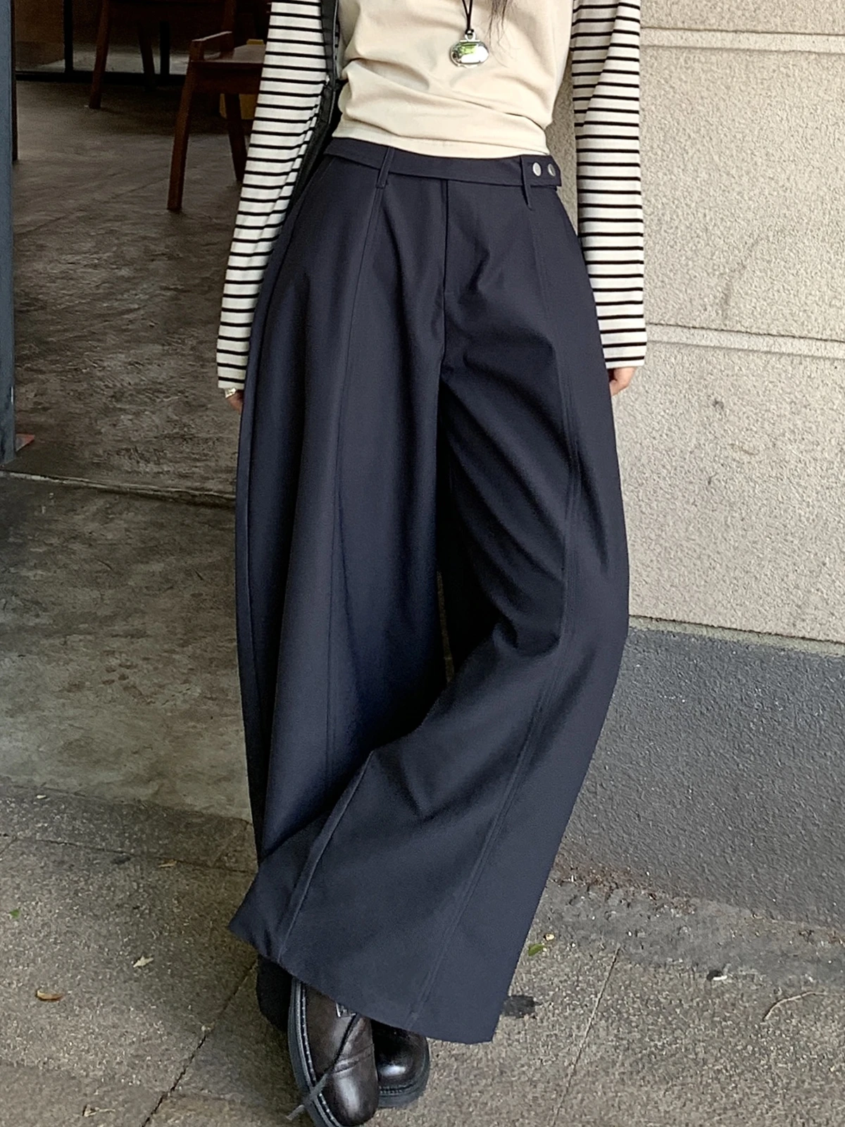 ZHISILAO Nuovi pantaloni eleganti da donna da ufficio Pantaloni Harem causali vintage da donna Autunno Inverno 2025