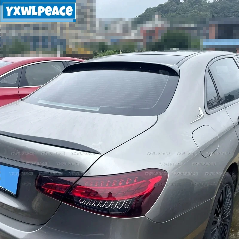 

For Mercedes Benz W213 Spoiler 2016-2021 High Quality ABS Plastic Primer Color Rear Window Roof Spoiler Body Kit Accessories