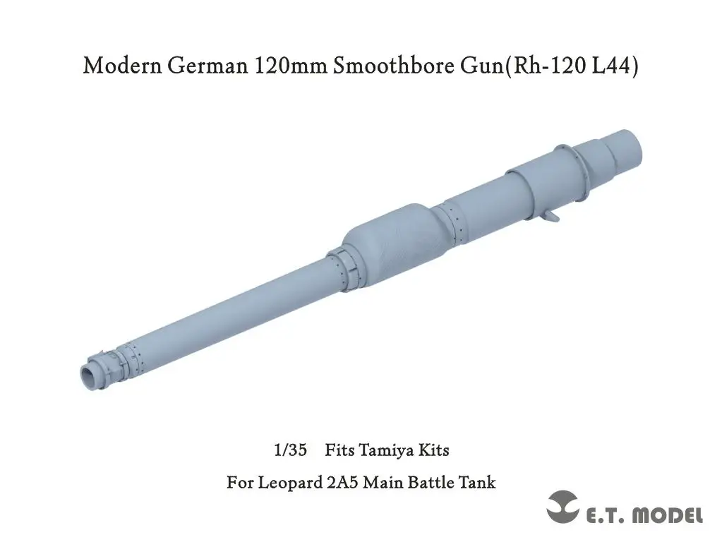 

ETModel P35-343 1/35 Modern German 120mm Smoothbore Gun(Rh-120 L44)3D Print