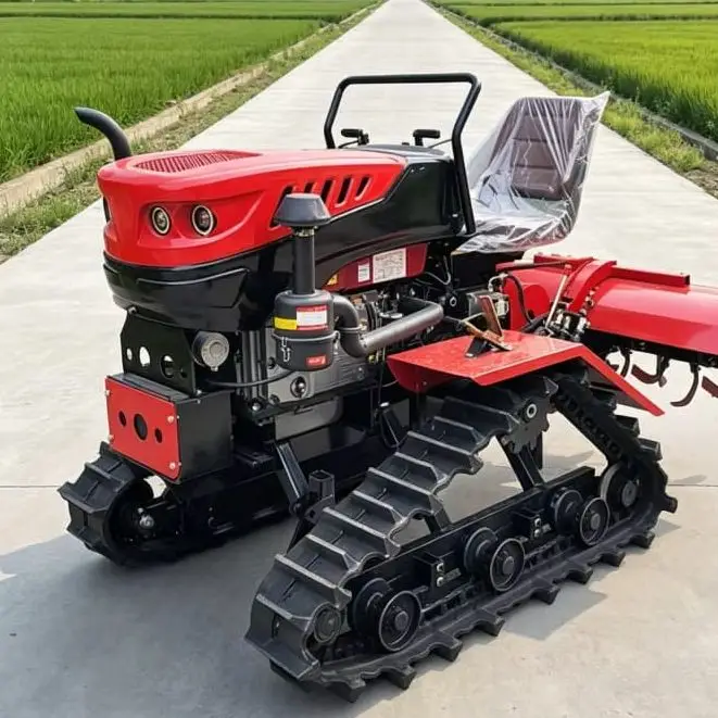 

Customized Crawler Rotary Tiller, EMC Certified Farm Cultivator, Special Tilling Equipment for Mountainous and Hilly Areas