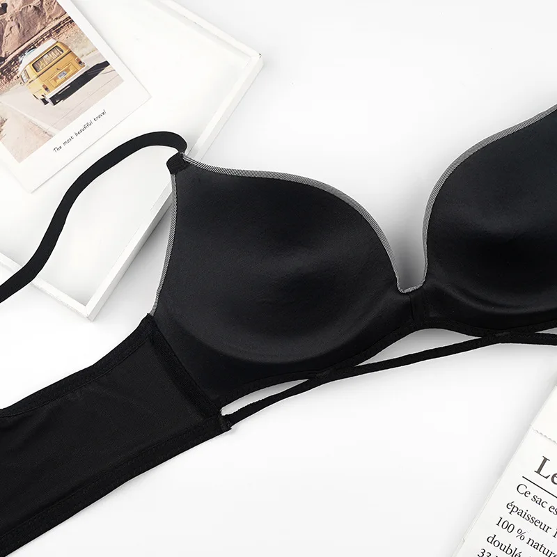 The New Simple Classic Out-of-date Cotton Girls Bra Thin Small Chest Push-up Bra Without Underwire Underwear Women\'s Bra NJ05