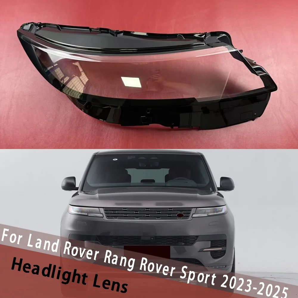 

For Land Rover Rang Rover Sport 2023 2024 2025 Car Headlight Cover Transparent Headlamp Shell Lens Plexiglass Replace Lampshade