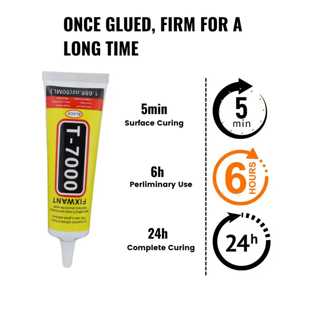 B-7000 Clear Contact Phone Repair Adhesive Universal Glass Plastic DIY Glue T7000  Repair Adhesive Glue With Fine Needle Outlet