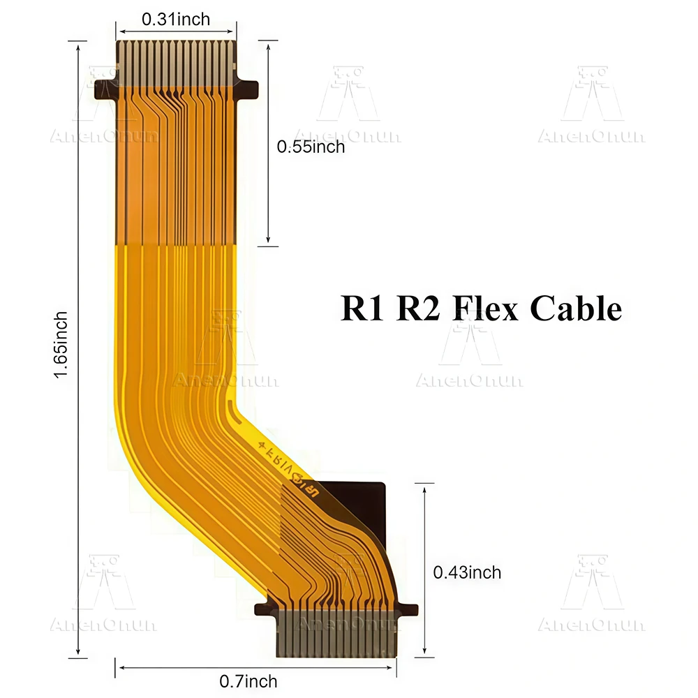 L2 l1 r2 r1 cabo flexível para ps5 BDM-010 controlador peças de reposição gamepad esquerda/direita botão gatilho fita cabo kit reparo