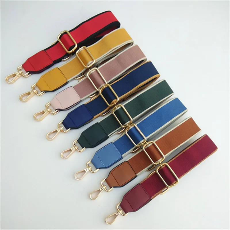 80-130cm bolsa cinto feminino acessórios alça ornamento listra com couro largo ajustável 5cm largura alça de ombro