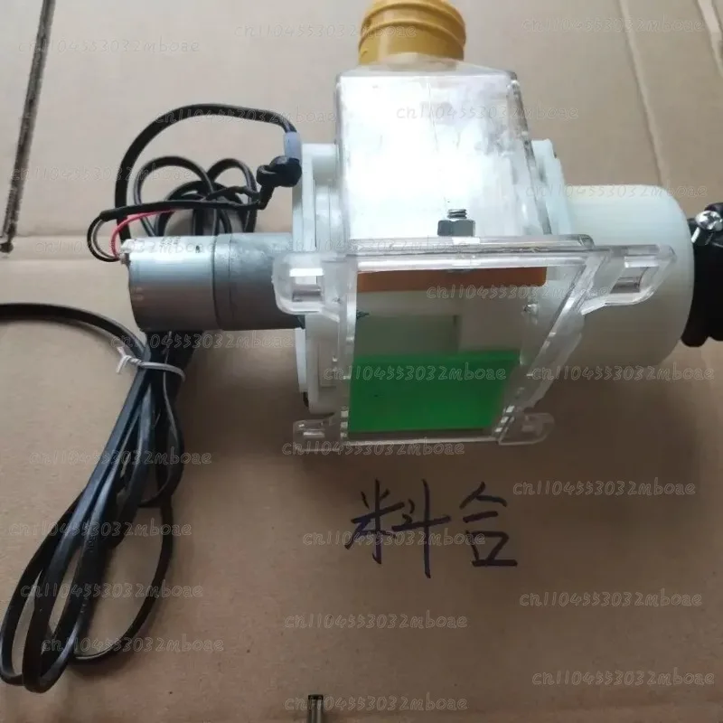 Solar powered automatic timed feeding device, 12V feeding device, corn seeder, and feeder