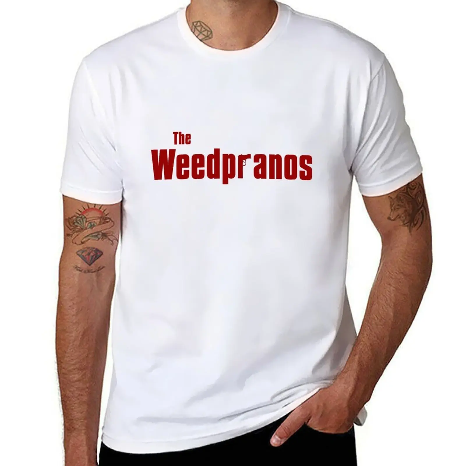 

The Weedpranos From Cumtown T-Shirt t shirts for man pack white man t shirts cotton T-Shirt