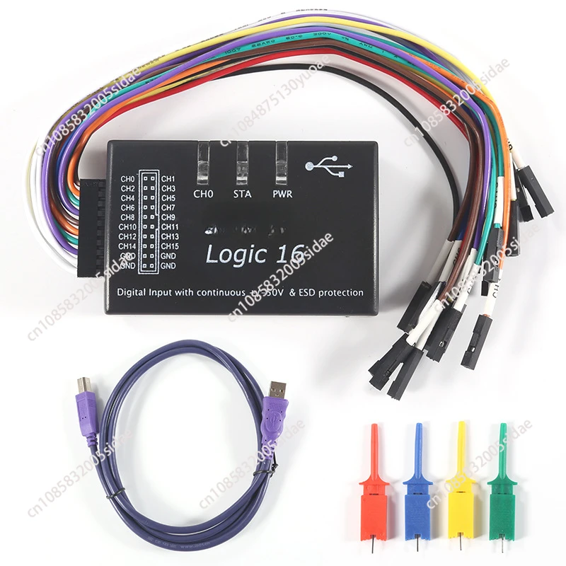 Logic Usb Logic Analyzer Multi System for Official Version Sample Rate 100M 16 Channels Instruments