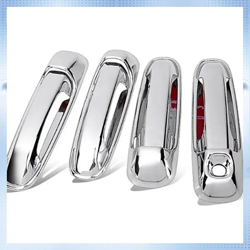 

A51K-8Pcs/Set ABS Chrome 4 Door Outside Handle Cover Trims For 2002-2008 Dodge Ram 1500 2500 3500 Car Styling
