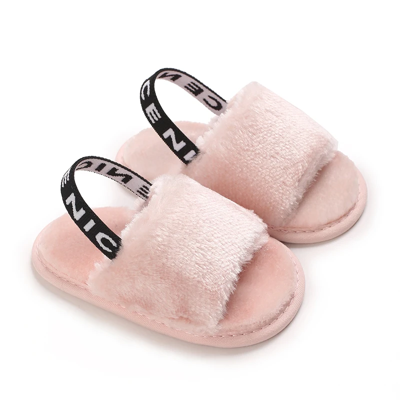 Plush Cute baby toddler Shoes Baby sandals baby Slippers Suitable For newborn baby girl boy