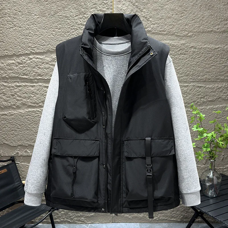 

Plus Size Autumn Winter Vest 165kg Men 8XL 7XL 6XL Thick jackets Sleeveless Vests