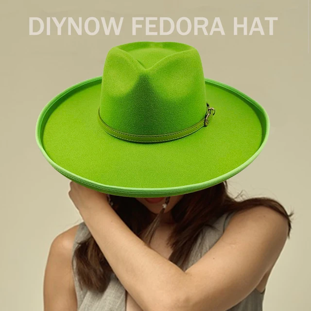 Modne nowe brzegi luksusowe duże Fedora filcowy kapelusz jazzowy kapelusz Panama dla mężczyzn i kobiet uwielbiają najnowszy projekt zawinięty elegancki kapelusz dżentelmena