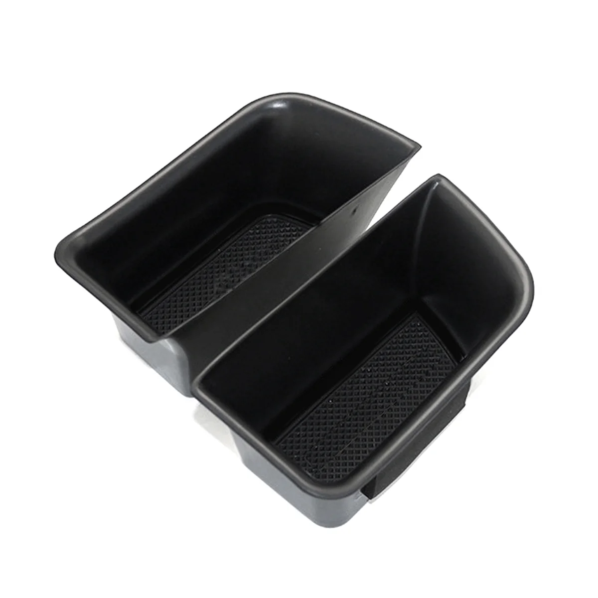 2Pcs Car Front Door Holder Armrest Storage Box Container Tray Organizer Accessories for Porsche Macan 2014-2019