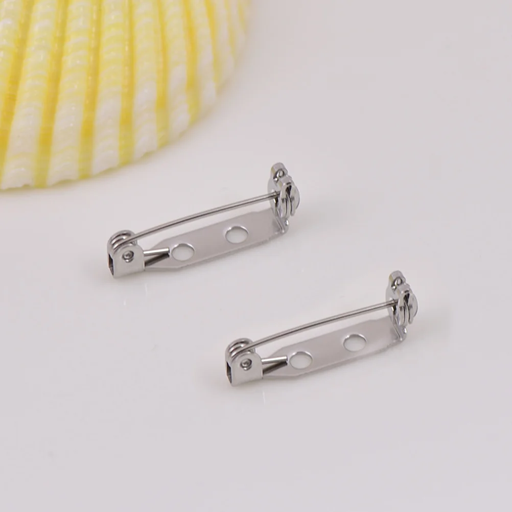 

120pcs 2 2.5 Cm 3.2 Cm Insurance Brooch Simple Shining Safe Clasp For Clothing Accessories Women Girls Gift Valentine Birthday