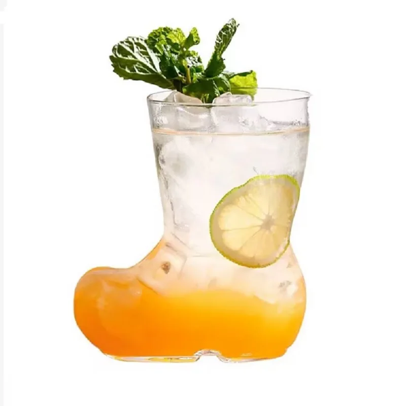 

300ml Glass Beer Boot Mug for Oktoberfest Celebrations, St Patrick's Day, Bachelor or Bachelorette, Festivities Bar Tool