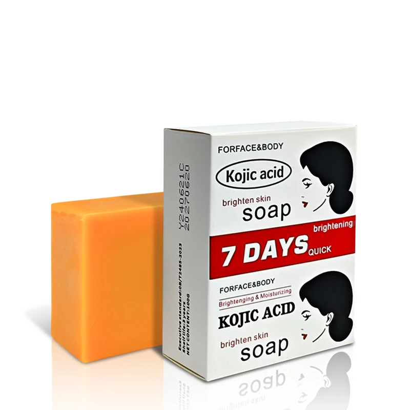 Oil-Control Acne Treatment Kojic Acid Whitening Soap Handmade Skin Care Deep Cleaning Temperate Moisturizing Cleansing