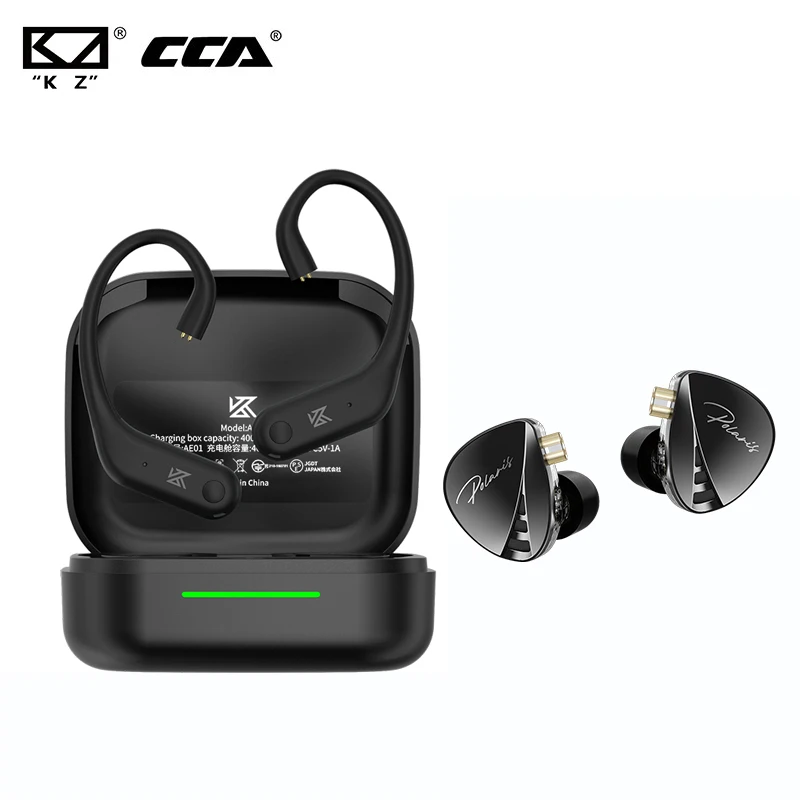 KZ AE01 Wireless Bluetooth Ear Hook 5.4 Module Compatible CCA Polaris Wired Earplugs Earphones 4-Level Tuning Switch Headphones