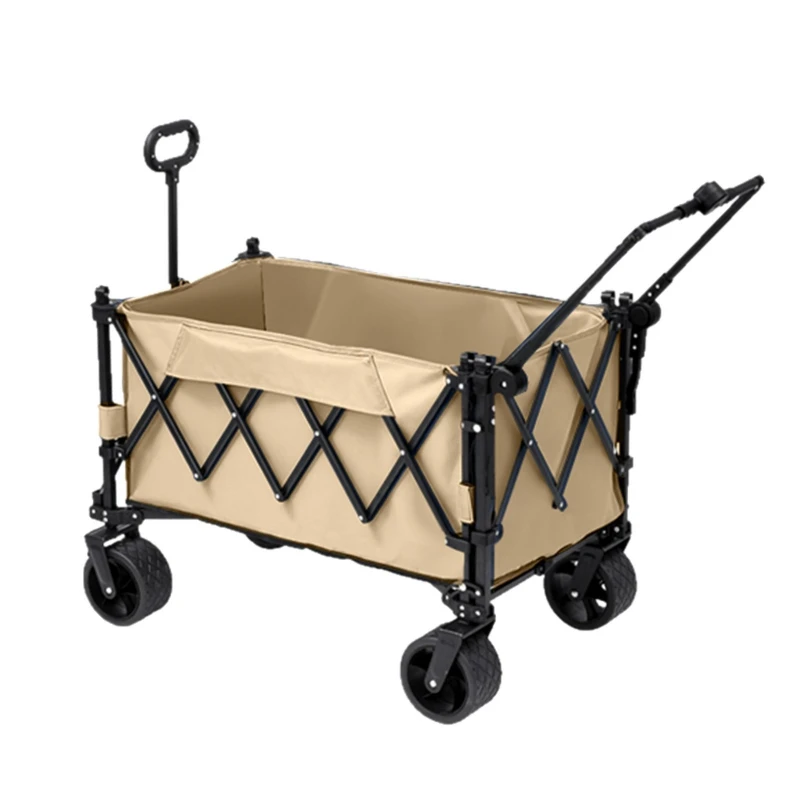 Gathering Camper Outdoor Foldable Cart Pull Camp Car Picnic Trailer
