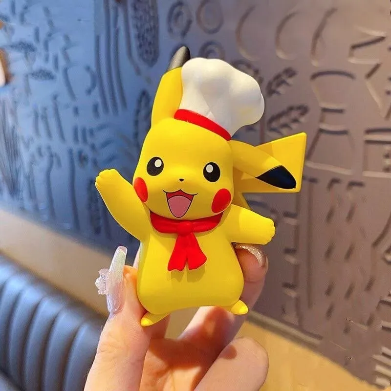 Pokemon Pikachu Anime Figures Toys blind box Couple Anime Figure Cartoon Fashion Action Figure Birthday Gift For Boy Children