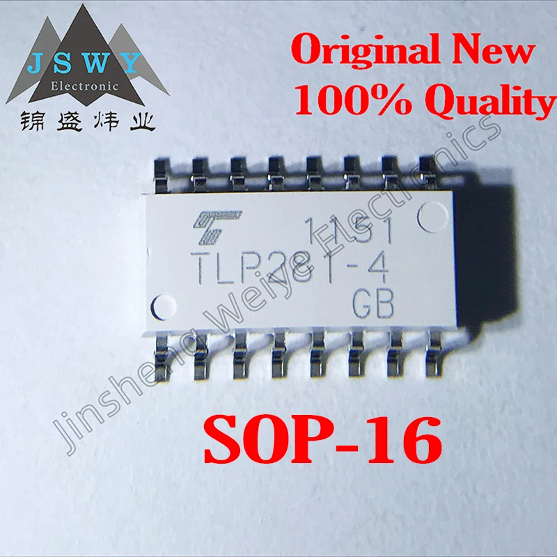 

5PCS TLP281-4 TLP281-4GB SMD 16 feet optocoupler SOP16 100% brand new genuine electronic