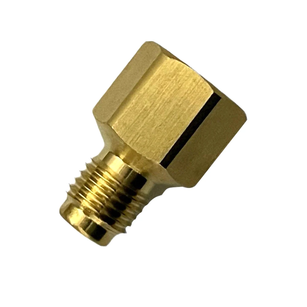 

2pcs R410 Adapter Joint Practical Male 1/4\" Brass Brass Adapter Easy Installation For Male 1/4 To Female 5/16