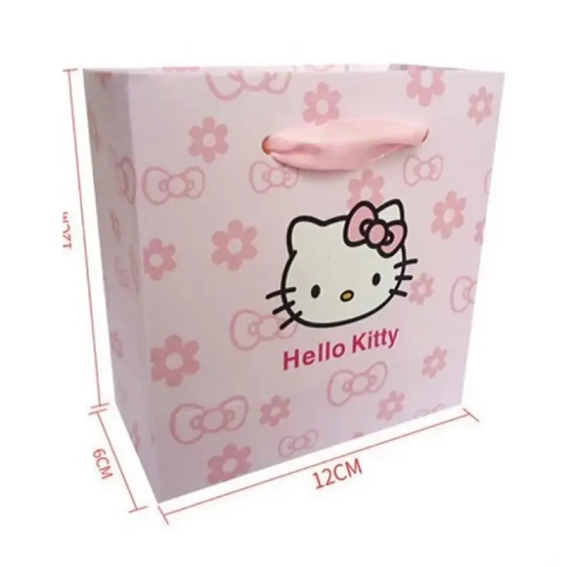 Sanrio Hello Kitty hediye kutusu Kawaii Anime Y2K tatlı takı saklama kutusu moda orijinal High-End küpe kolye kutusu kutu