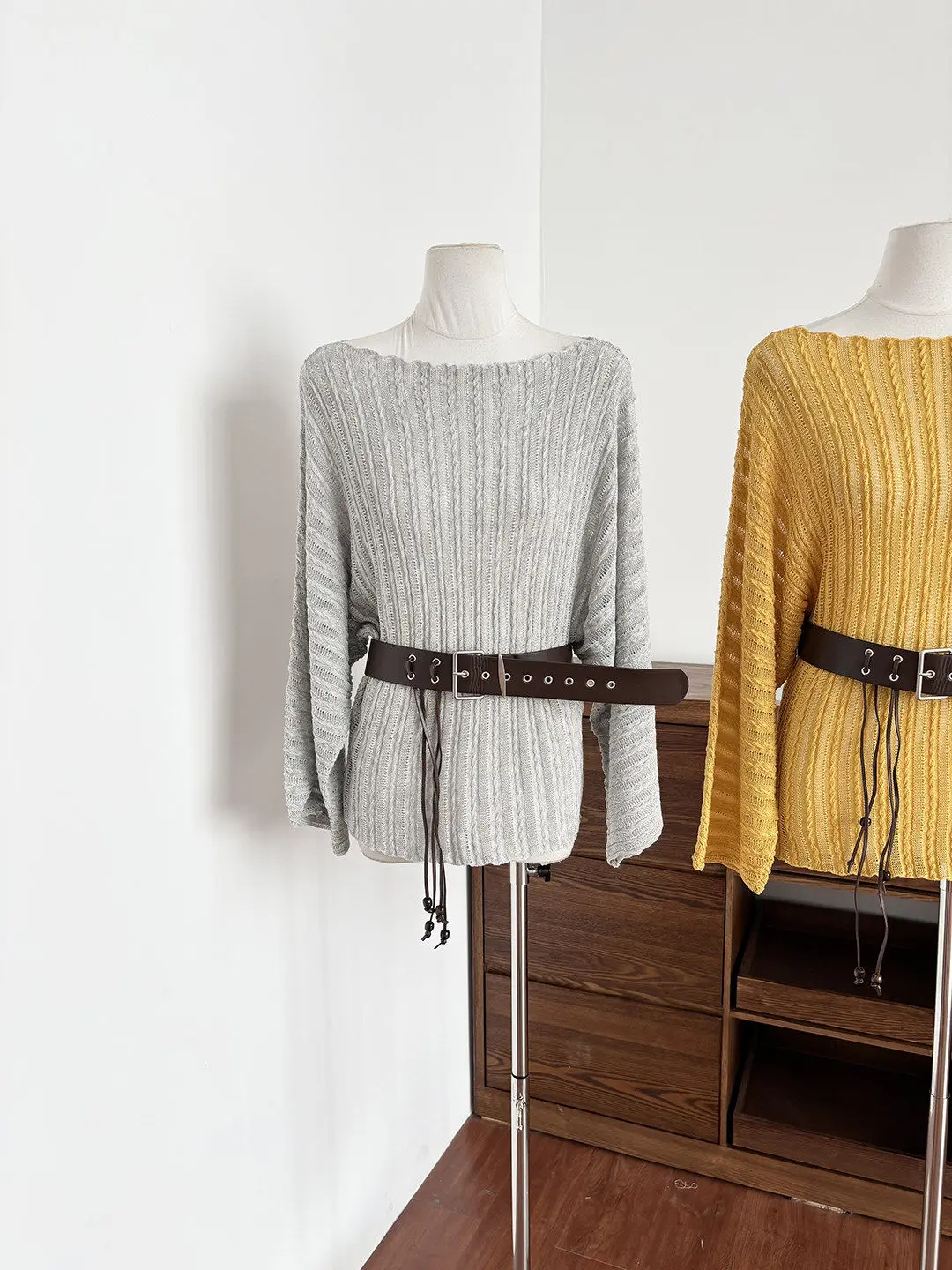 38 gray (with belt)