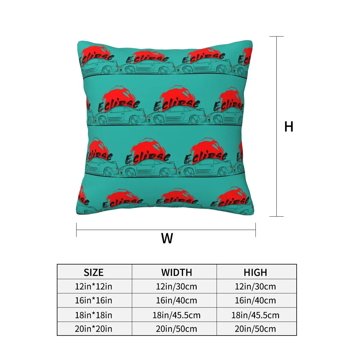 Eclipse 3 3G ECLIPSE Square Pillowcase Cushion Cover Pillow Case Throw Pillow Cover for Home Sofa Living Room