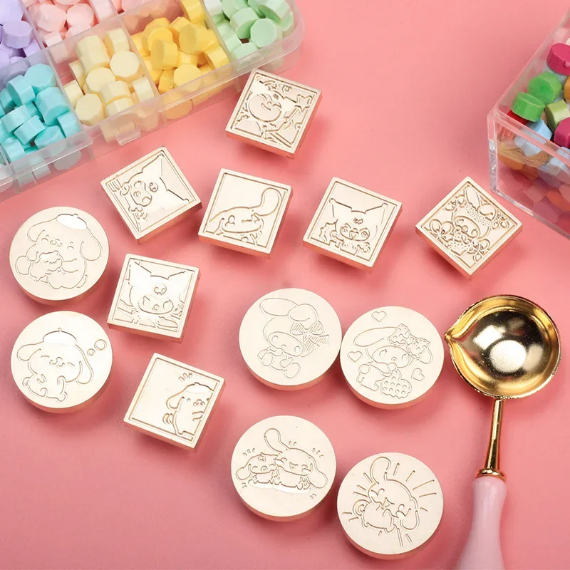 Cartoon Animal Round Square Stamp Single Head Ink Seal For Handmade Crafts Diy Projects Versatile For Various Categories