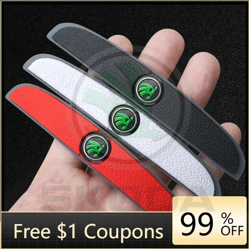 

Наклейки для автомобиля 2025: Горячая новинка! Комплект из 4 резиновых защитных полос для дверей и зеркал заднего вида Skoda Octavia, Rapid, Kodiaq