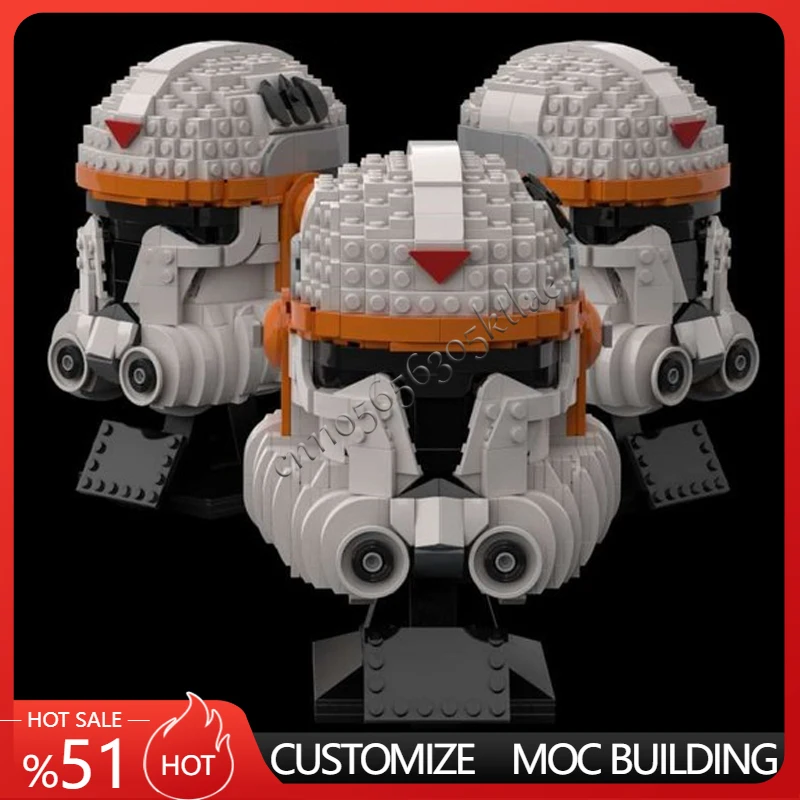 

914PCS Space Battle Bad Batches Helmet Clone Boil Star Movie Ultimate Collection Buil Custom Architecture DIY Model Toys Gifts