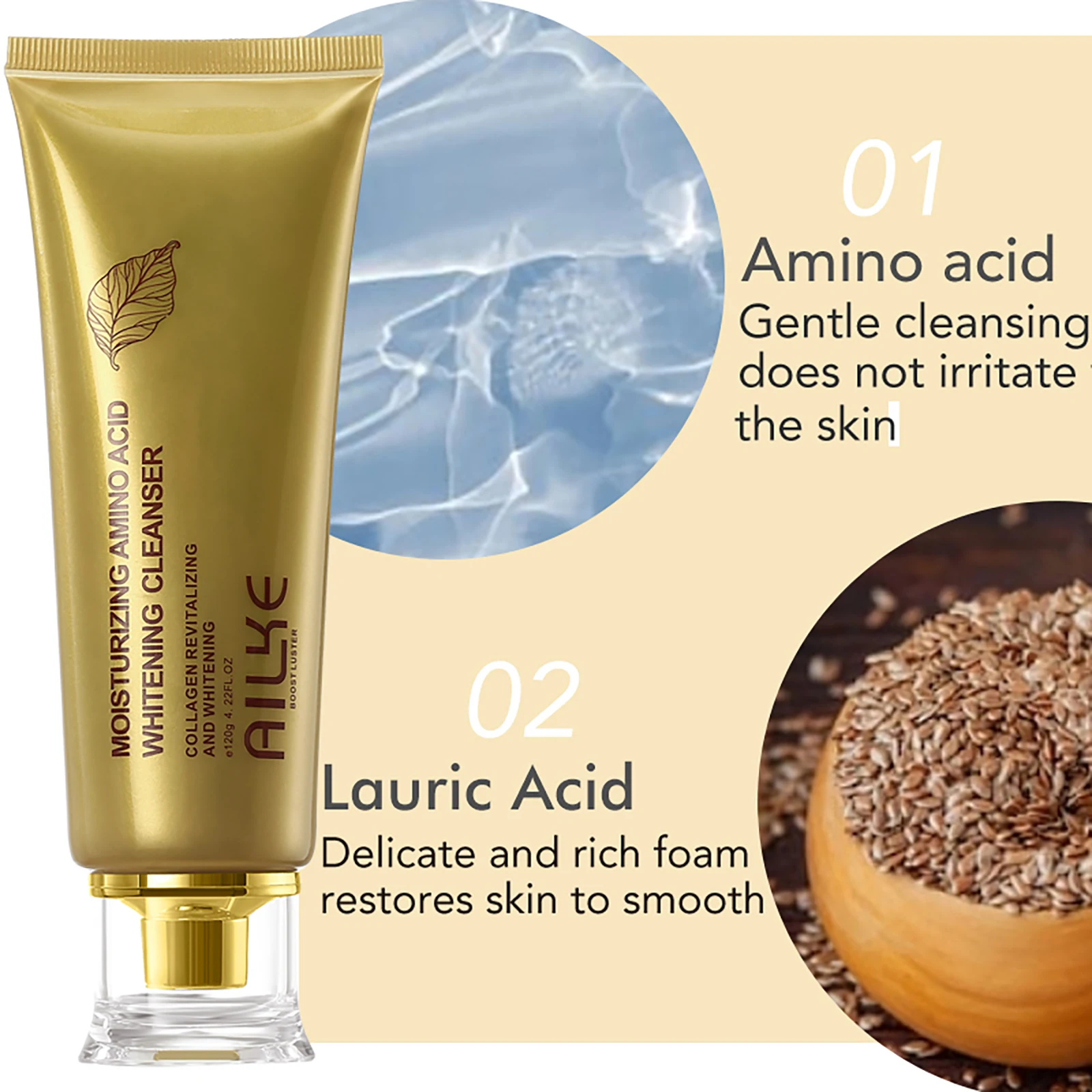 AILKE Whitening Dark Spots Remove Facial Skin Care Cream With Collagen, Reduce Freckles, Wrinkles, Women Premium Face Product