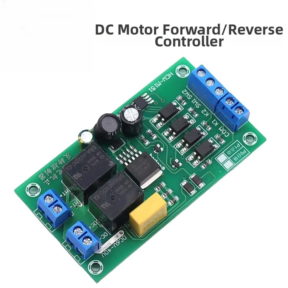 

Forward Reverse Motor Control Module Supporting 5V 12V 24V Input with Limit Switch Interface and Low Level Signal Start Function