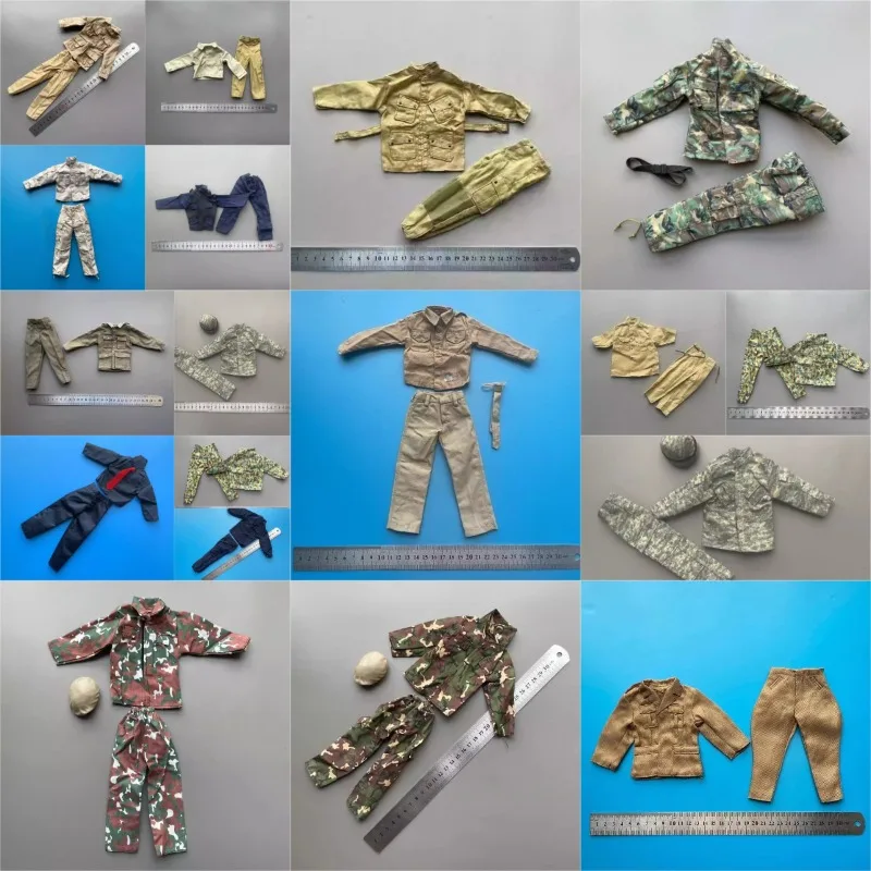 1/6 Scale Action Figures World War II U.S. Military Clothes Pants Various Styles Model for 12'' Toy Soldier Body Decoration