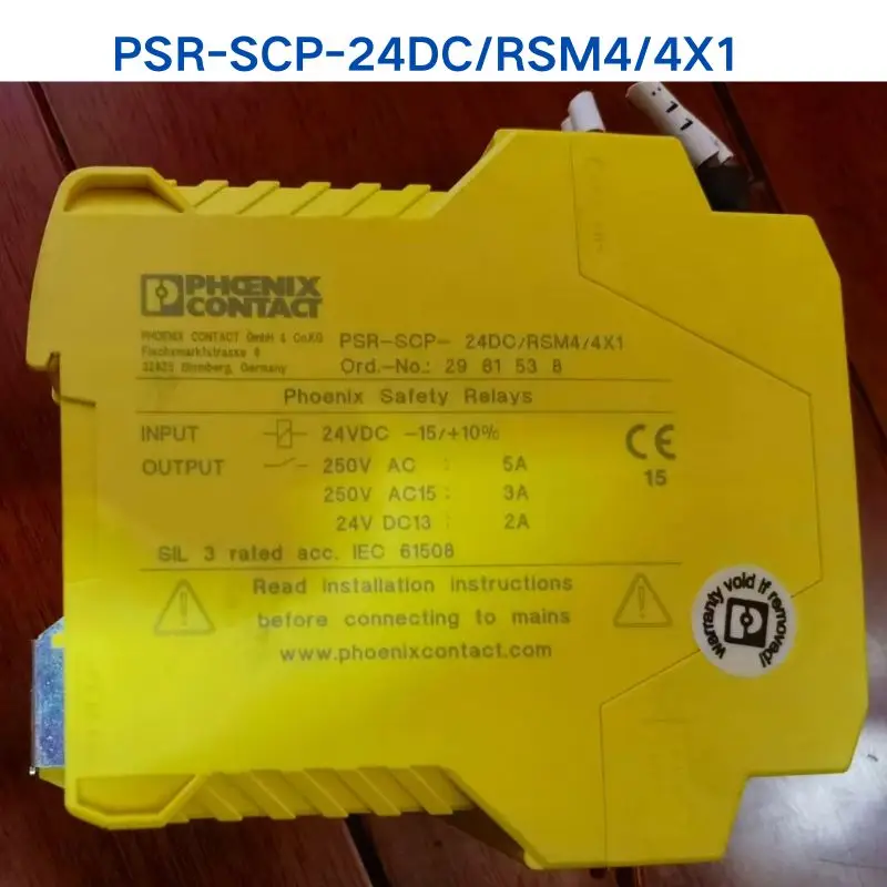 Second-hand test OK PHOENIX relay PSR-SCP-24DC/RSM4/4X1 2981538