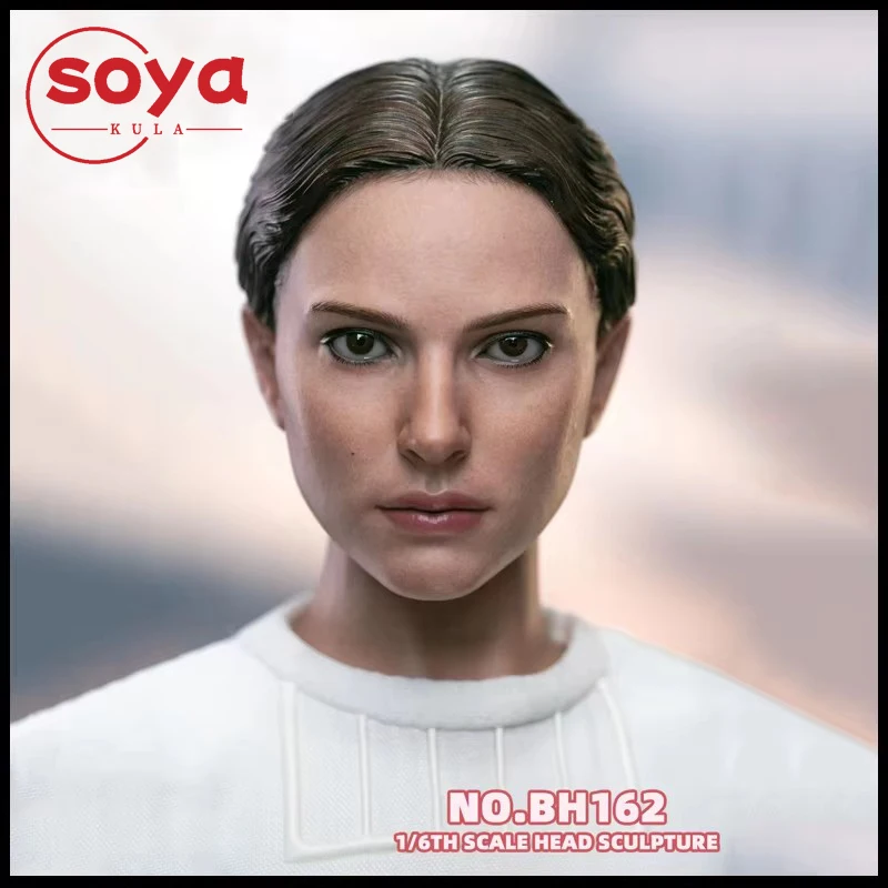 

BZZ TOYS BH162 1/6 Natalie Portman Head Sculpt PVC Head Carving Model fit 12'' Female Soldier Action Figure Body Dolls