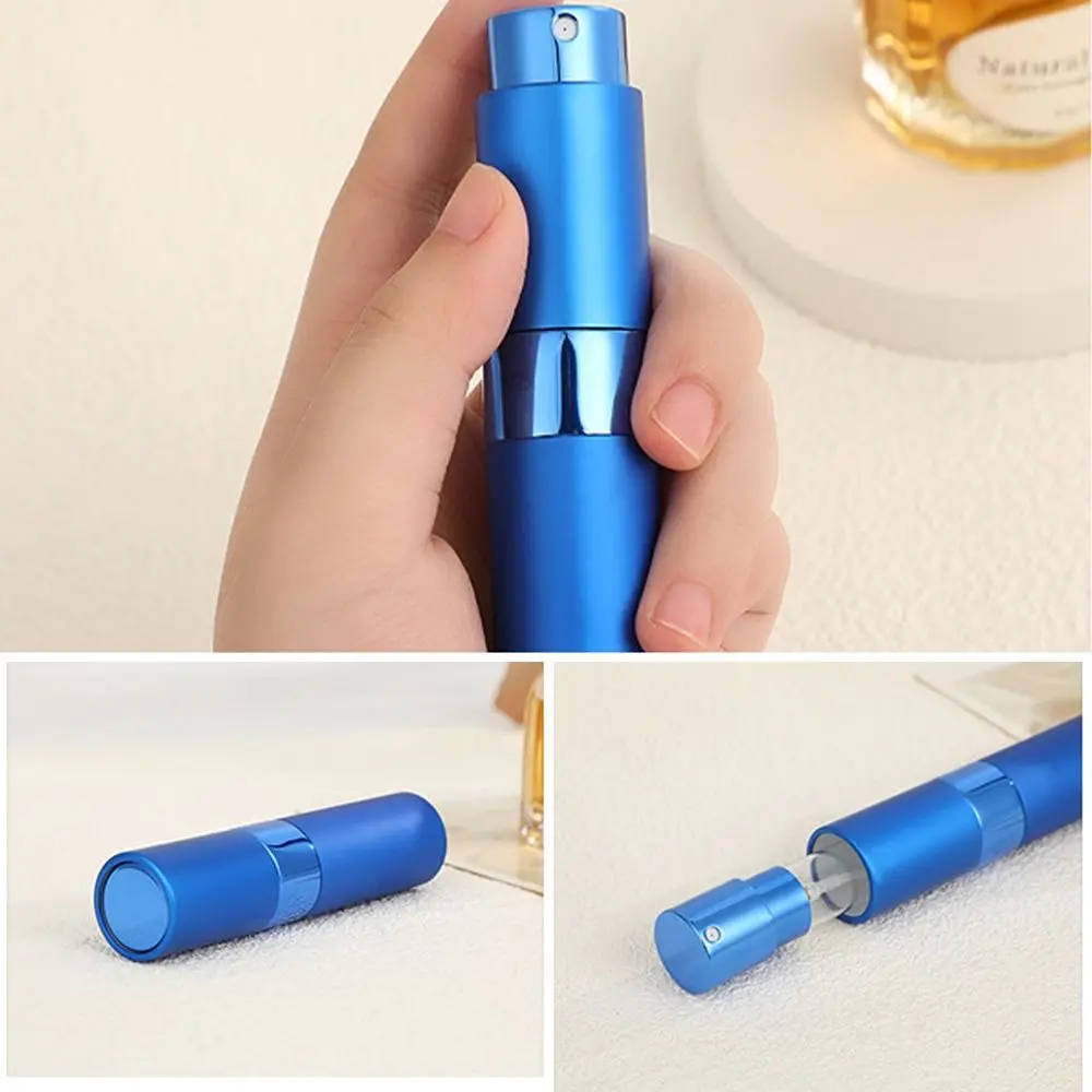 Flacone di profumo in vetro portatile riutilizzabile con pompa per profumo Spray flacone per spruzzatore cosmetico flacone da viaggio da 15ml donna