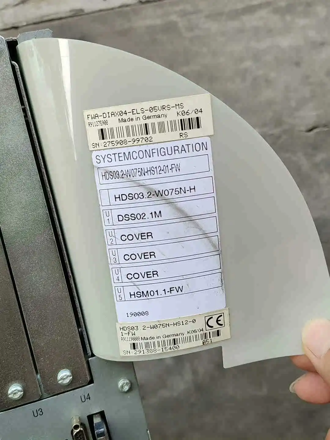 Servoazionamento HDS03.2-W075N-HS12-01-FW per Rexroth