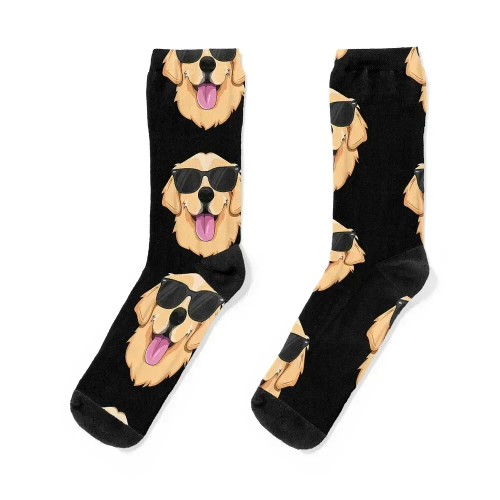

Крутые носки Golden Retriever, модные забавные подарки, прозрачные термомужские зимние носки, женские и мужские
