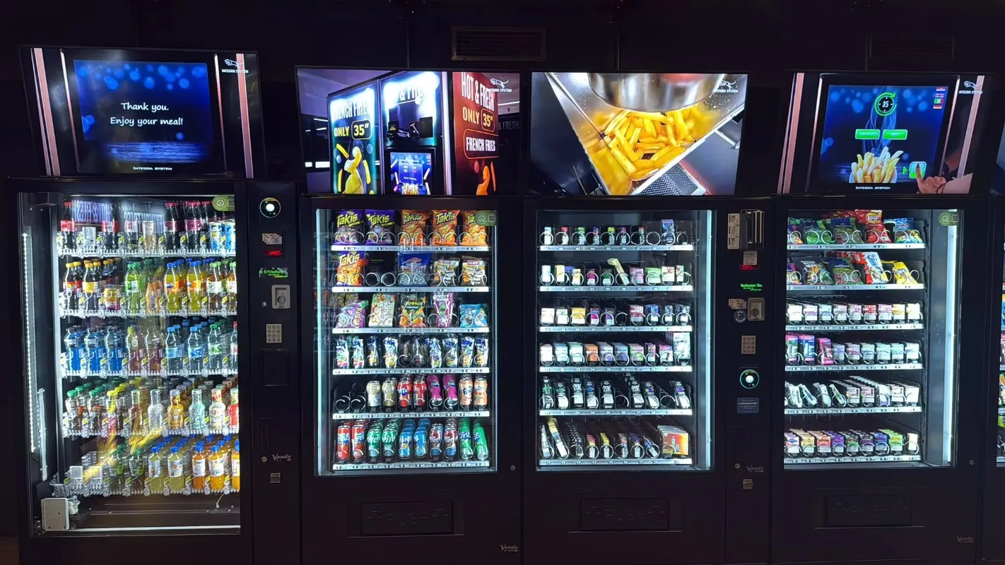 Commercial Smart Snack Vending Machine Automatic Retail Sales Equipment Cashless Payment Support