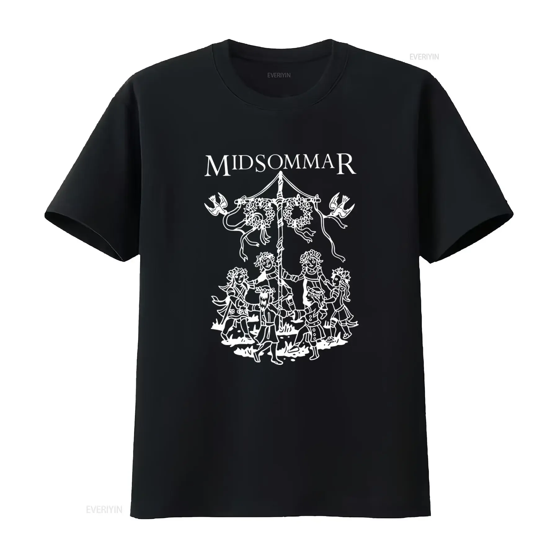 Midsommar Folk Horror Movie T Shirt Ari Aster A24 Design Full Sizes S 5XL BE2342 vintage Washed Stretched Versatile fashion