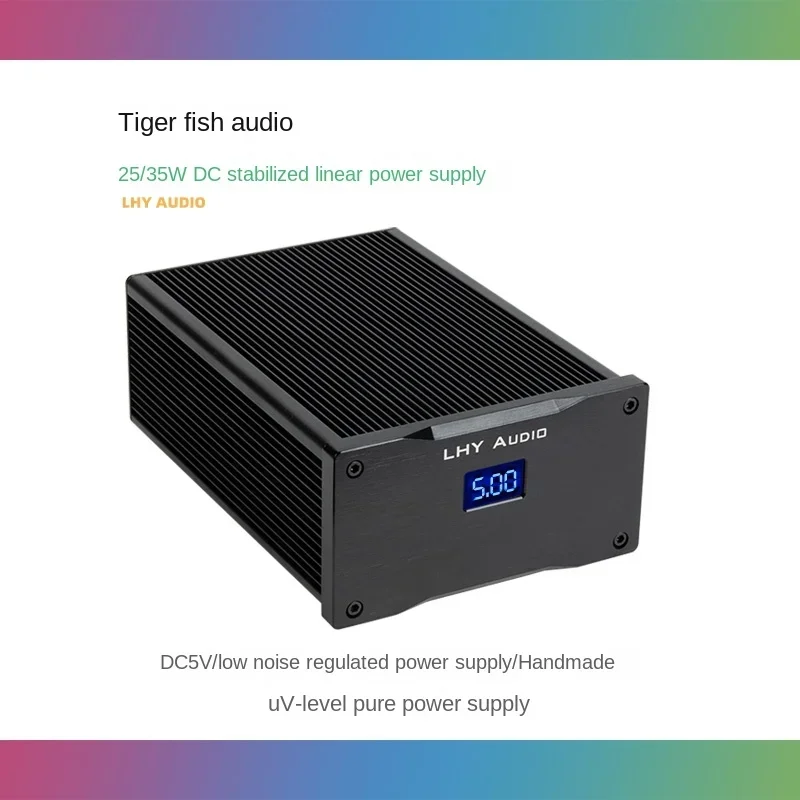 LHY เสียง 25 35W Dual Dc5v พร้อม USB ถอดรหัส Routing Audio DC Stabilized Linear HiFi Fever Power Supply