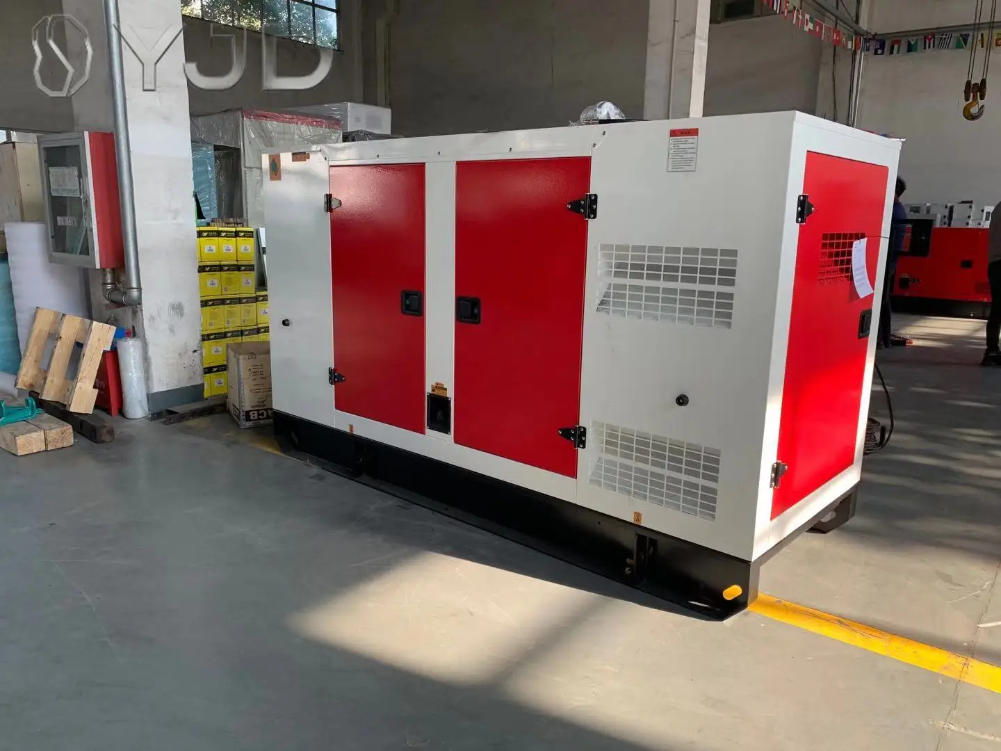 Silent Canopy With Good Painting 100kva diesel Generator 80kw  Generator With Cumin Engine 6BT5.9-G2