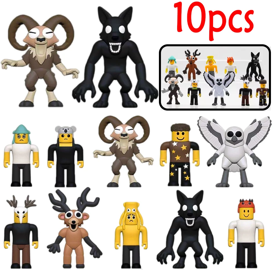 Anime 99 Nächte im Wald Figuren Figuren Figur Eule Ziege Wolf Hirsch 99 Nächte im Wald Figur Spielzeug Geschenk
