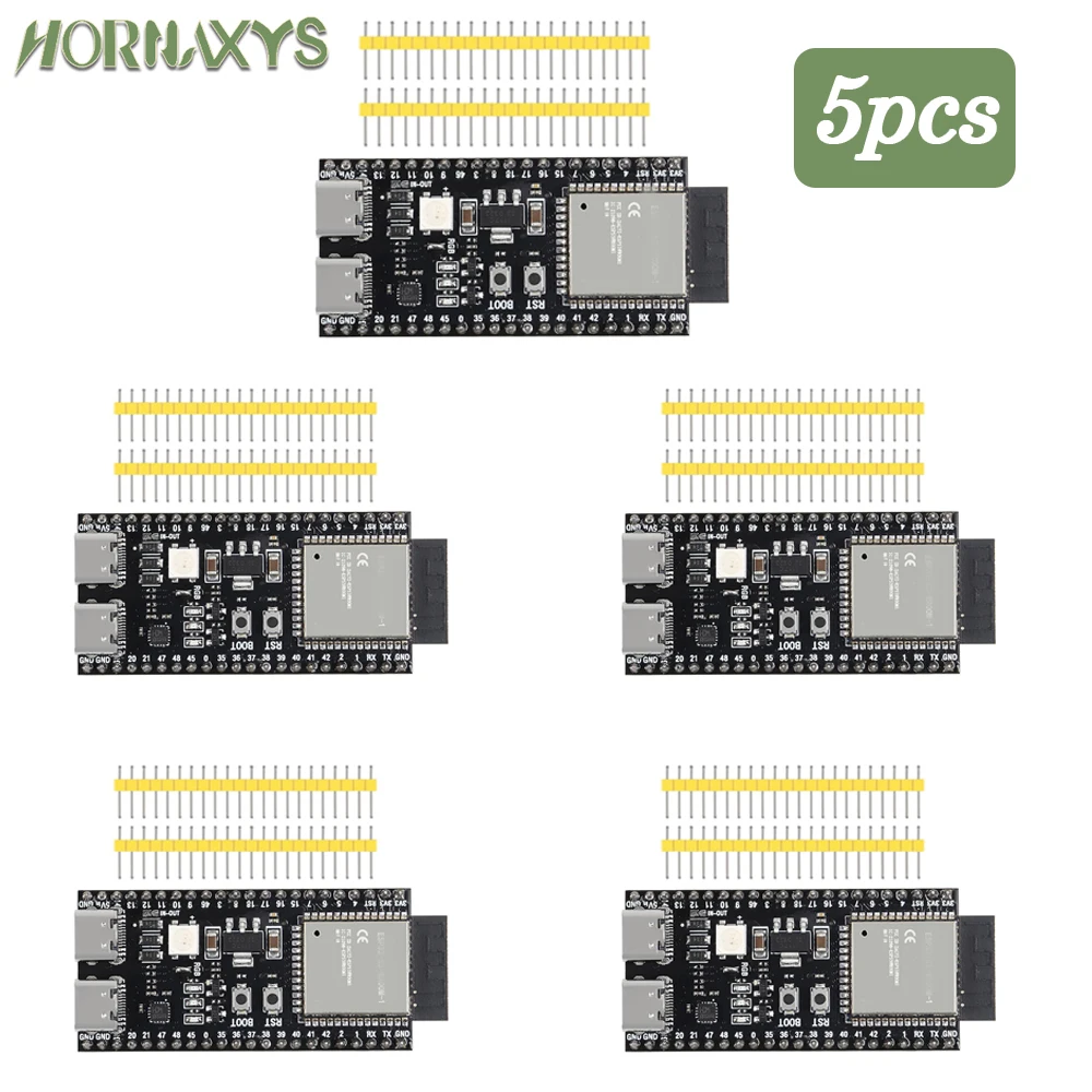 ESP32-S3 Development Board 2.4G Wifi Module for Arduino ESP IDF ESP32-S3-WROOM-1 N8R2 N16R8 44Pin Type-C 8M PSRAM ESP32 S3