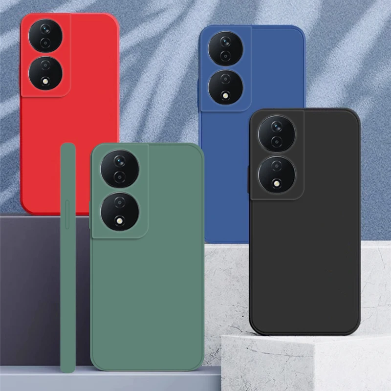 Etui Honor 90 Smart Case Honor 90 Smart Cover Miękki, płynny silikonowy zderzak ochronny na tył telefonu Honor 90 Lite Funda