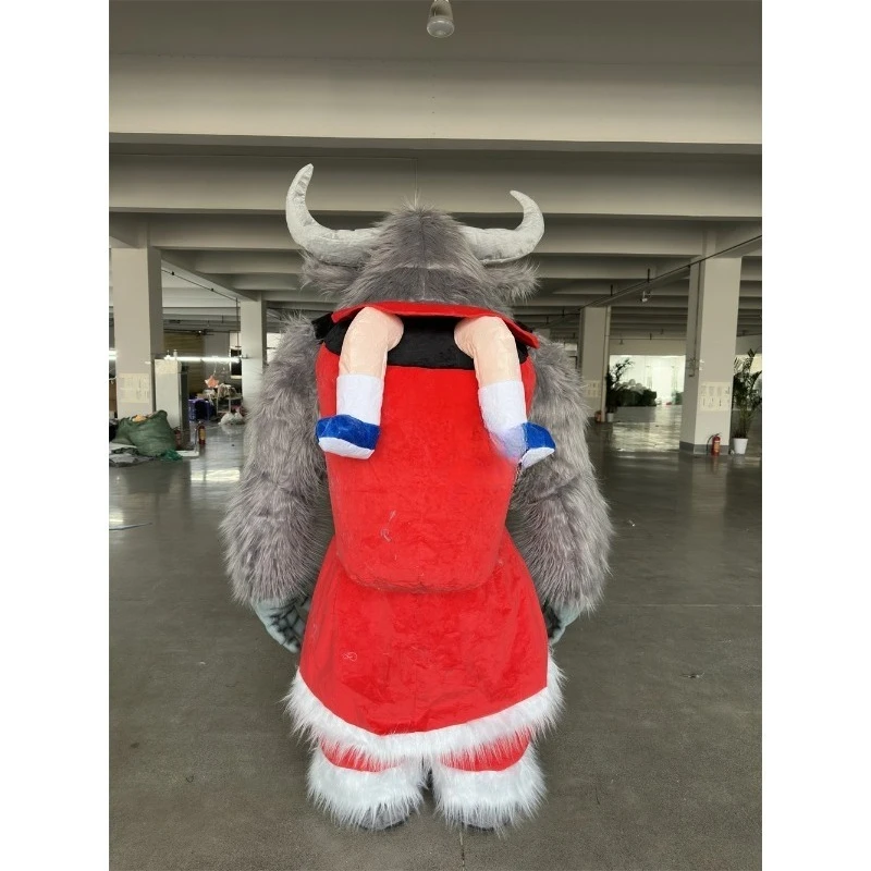 Inflatable Bullhorn Monster Mascot Costume for Party - Fun And Eye-Catching Inflatable Mascot Suit for Events