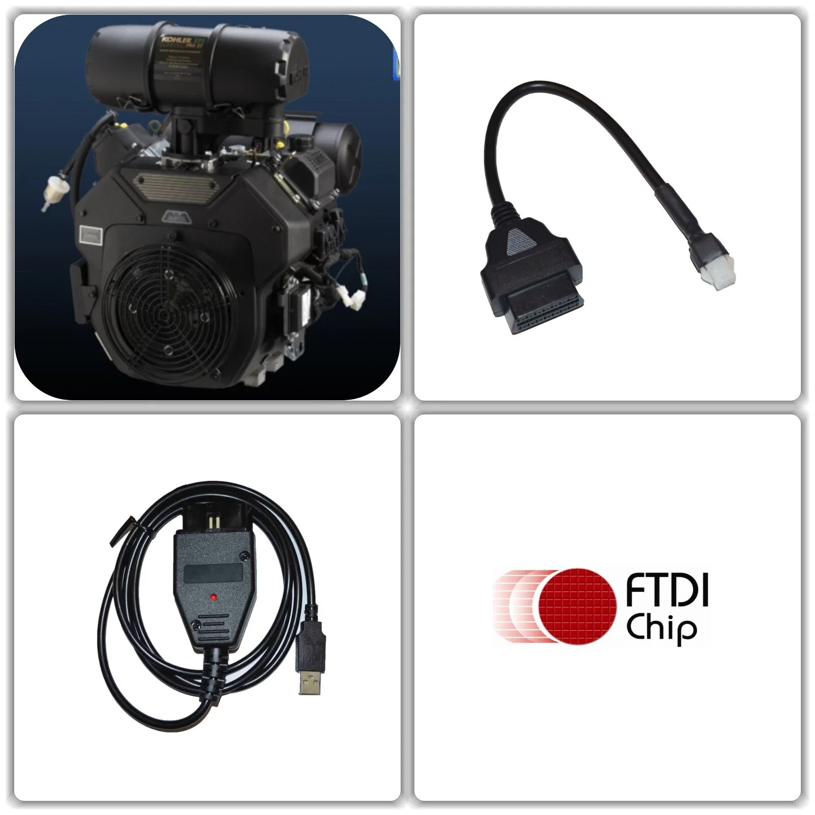 Kohler EFI Diagnostic system kit for diagnosis and testing of Engine Control Systems and related components