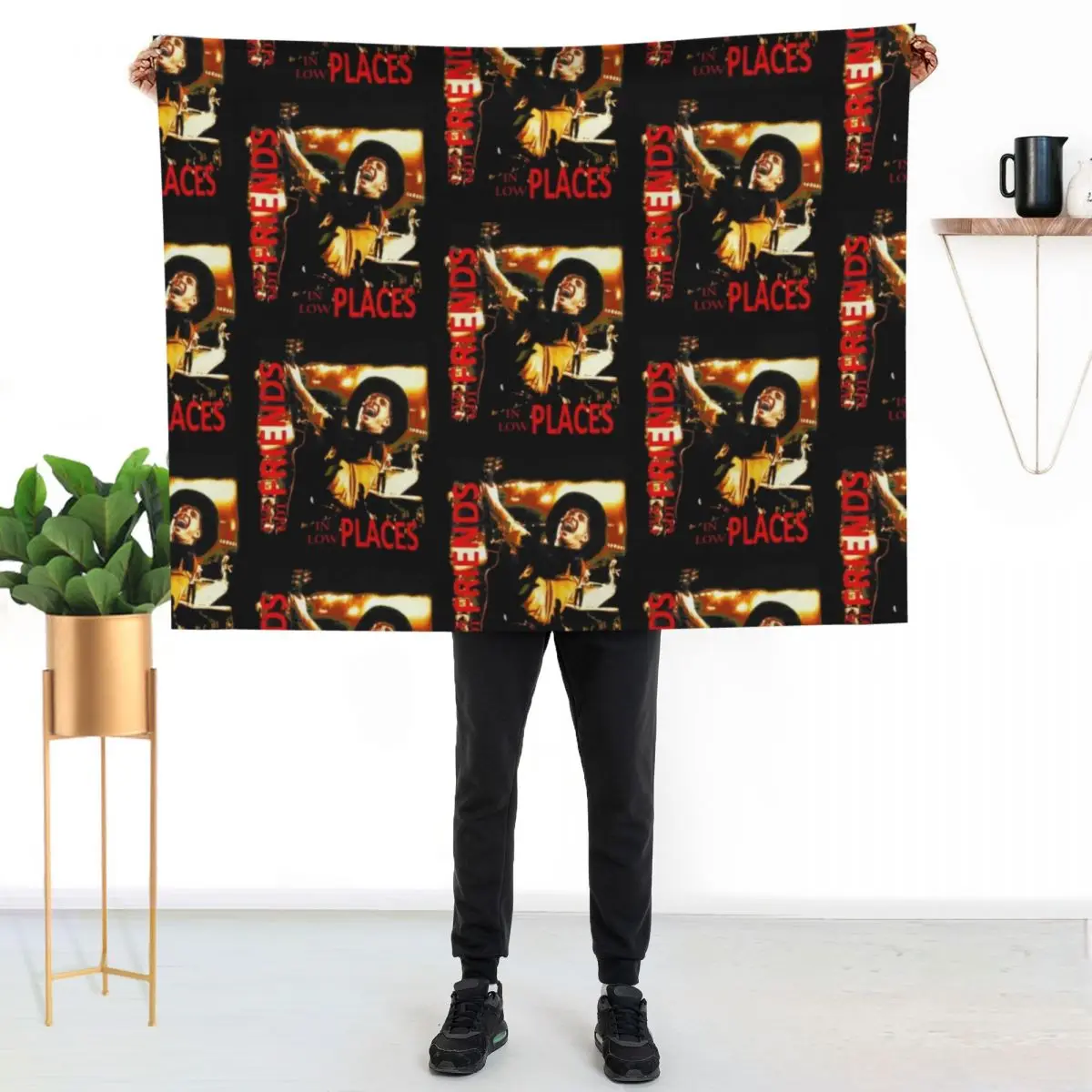 

1996 Garth Brooks Vintage Throw Blanket Soft Warm Blanket Gift for Men Women Adults