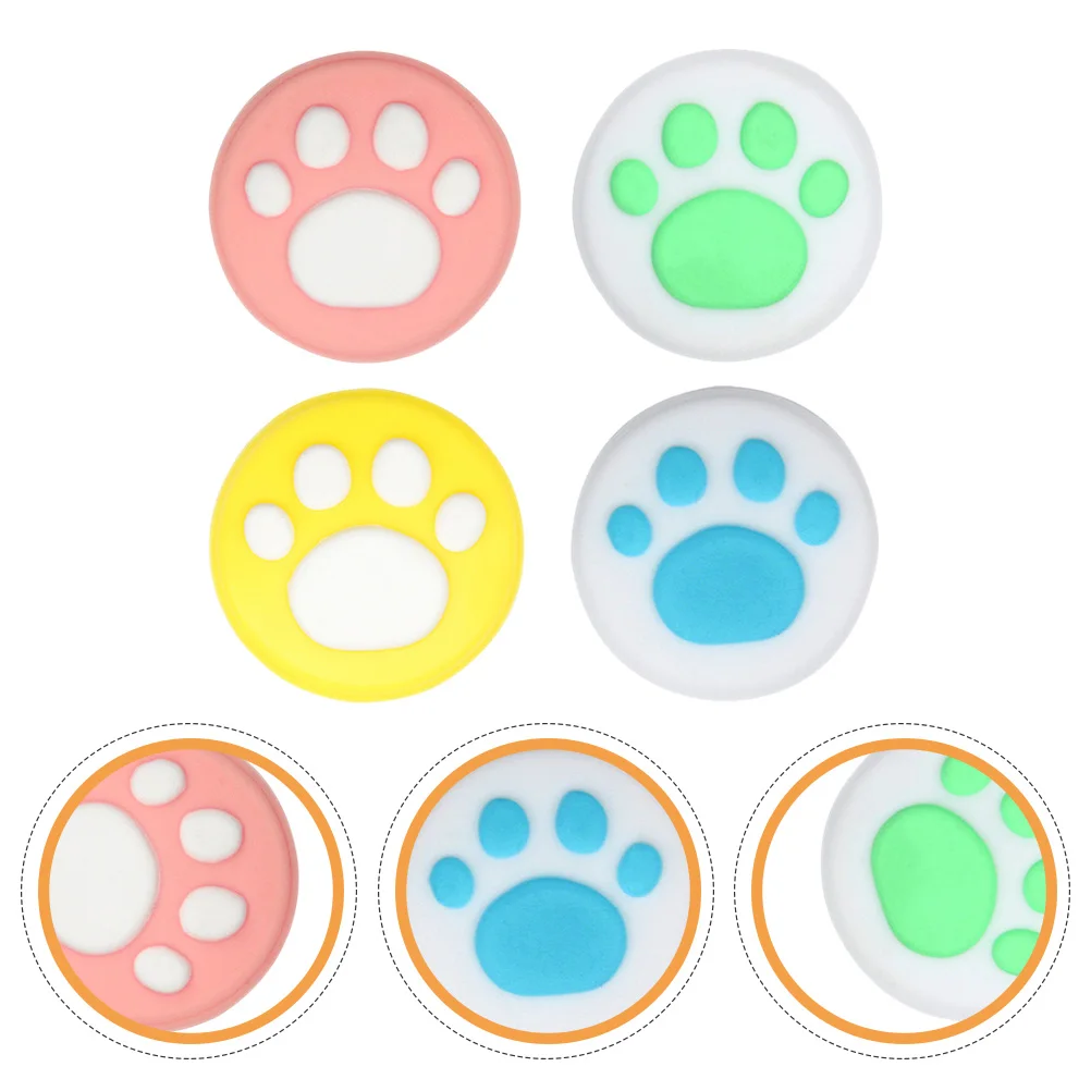 

1Set Cat Paw Thumb Grip Joystick Cover Soft Silicone Anti-Slip Elastic Comfortable Replacement for Switch Controller